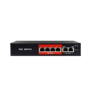 Jovision JVS-S06-4P-65W 4Port PoE Network Switch